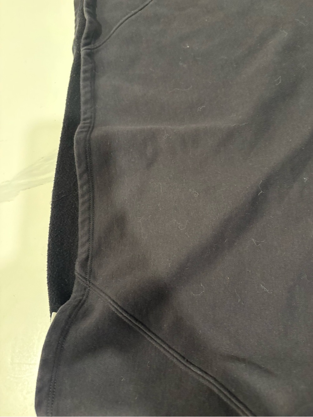 Beyond Yoga Relaxed Crop Black Fleece Crewneck Sweatshirt Size M - Picture 5 of 5